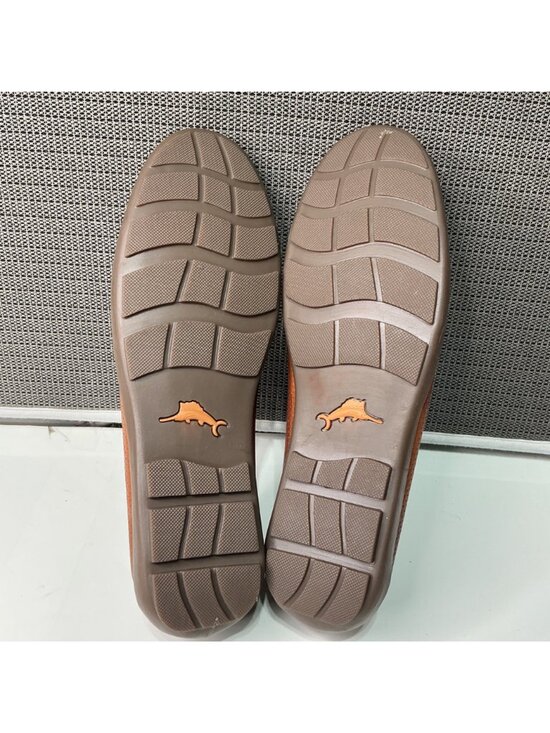 Tommy Bahama Men\'s Brown Perforated Leather Loafers Size 9.5W Made In India main image 5